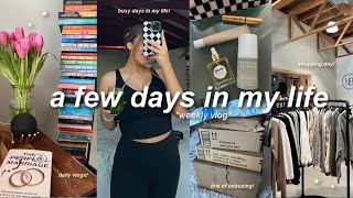 VLOG☕: busy days in my life, thrifting & shopping day, amazon unboxing, & getting out of a funk!