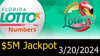 Florida Lotto Winning Numbers 20 March 2024. Today FL Lotto Drawing Result Wednesday 3/20/2024