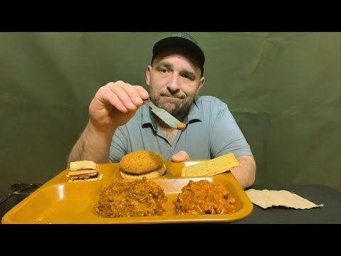 ASMR- United States Humanitarian Aide MRE🇺🇸 (Menu #5)