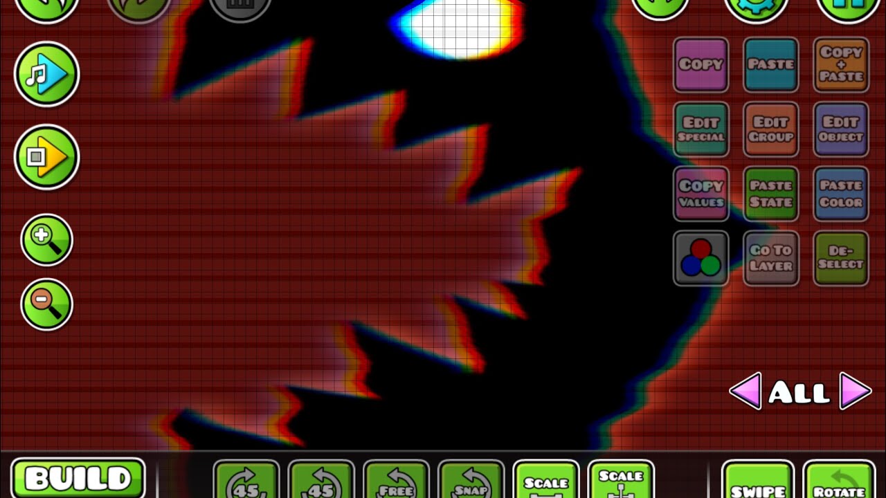 Making some more of my Geometry Dash level 😝😝😝😝 - YouTube