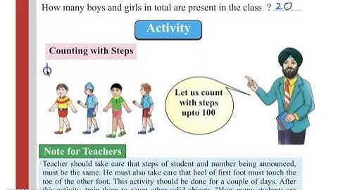 Class 2 PSEB Maths World (Maths book)- Numbers  Chapter 1 (Part 1)