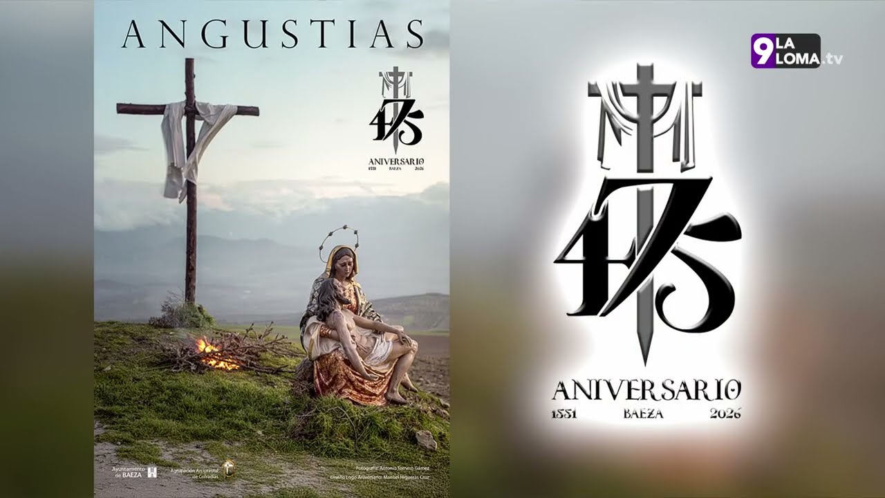 475 Aniversario de la Cofradía de las Angustias de Baeza · Presentación de los actos, cartel y logotipo 1 475 Aniversario de la Cofradía de las Angustias de Baeza · Presentación de los actos, cartel y logo