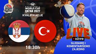 Srbija - Turska | 2027 FIBA ​​World Cup kvalifikacije LIVE