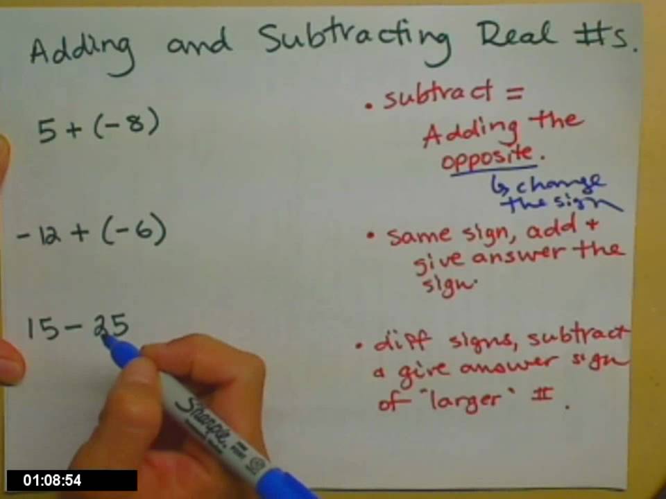 adding-and-subtracting-real-numbers-youtube
