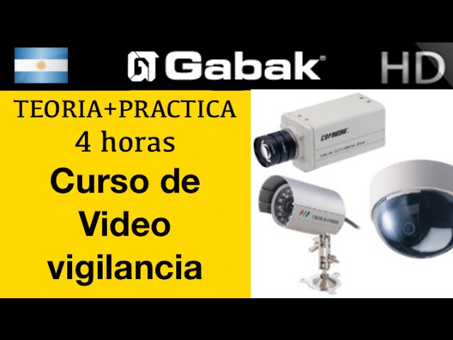 Curso de Video cámaras de seguridad Vigilancia IP y CCTV (analógica y  digital) 