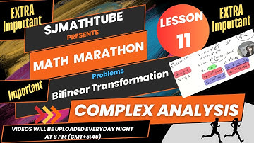 Bilinear Transformation COMPLEX ANALYSIS LESSON 11  - Linear Fractional Transformation