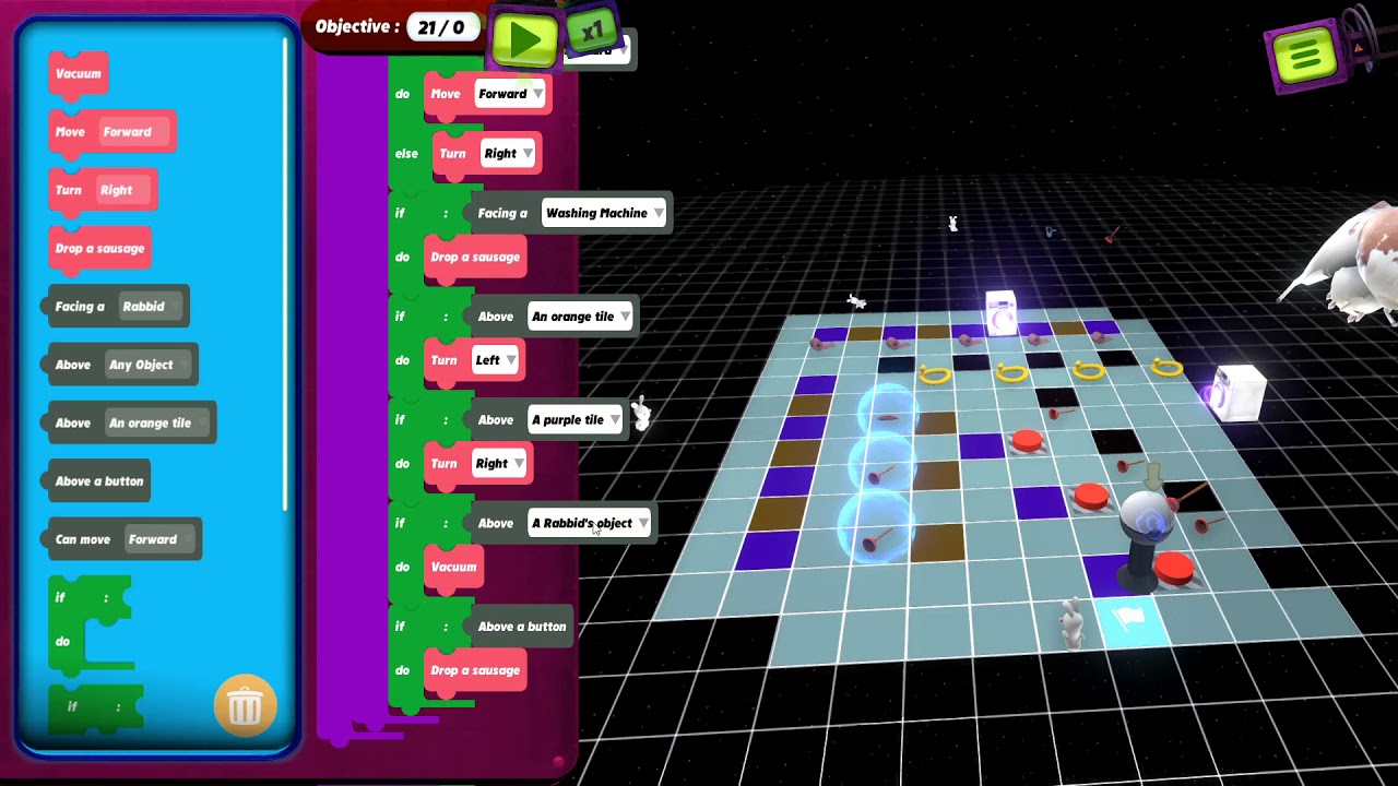 Rabbids Coding - Sandbox - stupid try :D