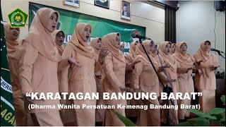 Karatagan Bandung Barat oleh DWP Kemenag Bandung Barat (Juara Padus Tingkat Kanwil Prov. Jabar)