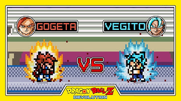 Dragon Ball Devolution | Gogeta Super Saiyan 4 vs Vegito Super Saiyan Blue