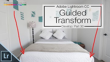 Lightroom 6 / CC  NEWEST FEATURE - Guided Transform Lightroom tutorial for beginners