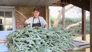 How to make a Christmas Tree into Suet Feeder in Real time-17 minutes