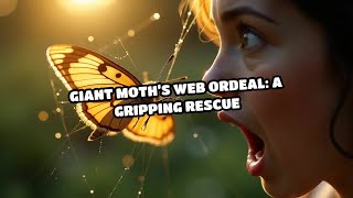 Giant Moth’s Web Ordeal: A Gripping Rescue