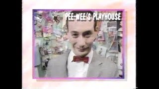 Cbs Saturday Rocks Pee Wees Playhouse Promo 1989