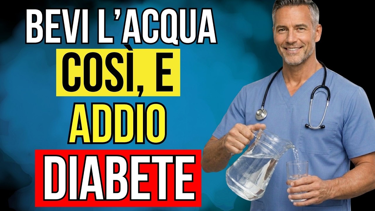 Dopo i 60 Anni: Come Bere l’Acqua per Controllare lo Zucchero e Abbassare il Diabete