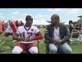 Redskins player Terry McLaurin talks about first training camp