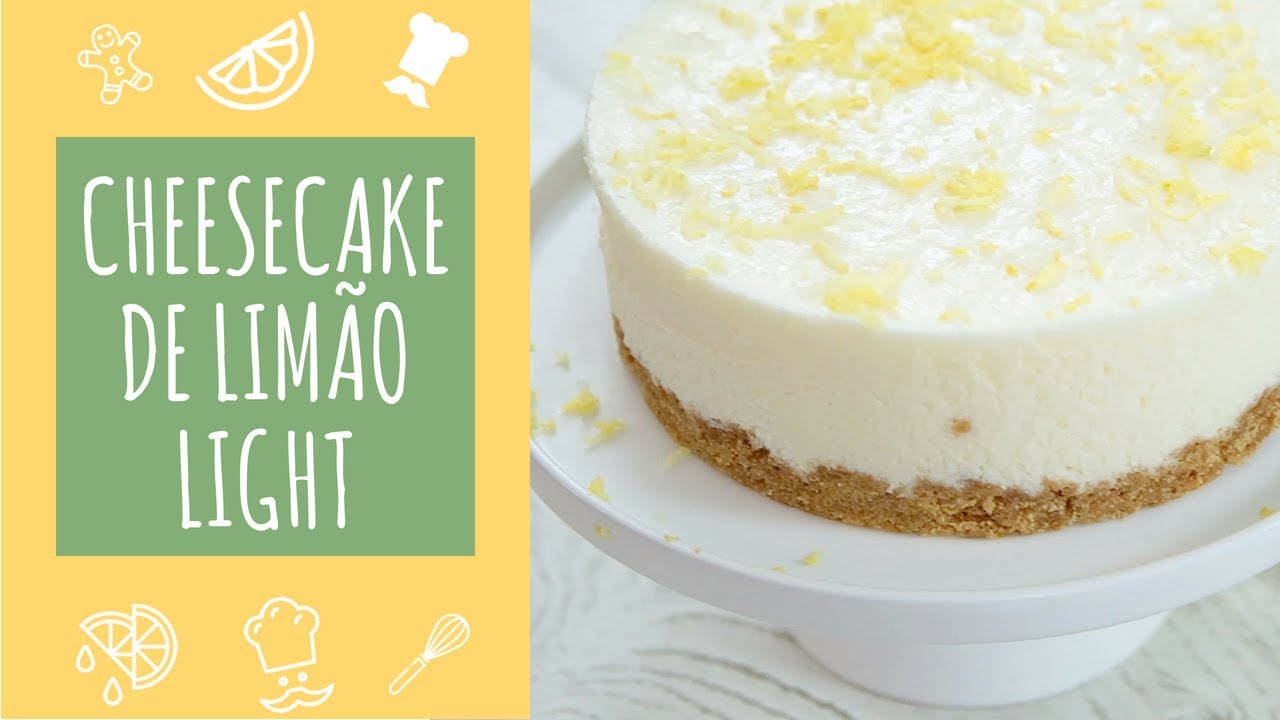 Receita de Cheesecake de limão light (se...