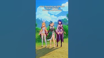 Characters who do different specific things in Genshin 🤔 #genshinimpact