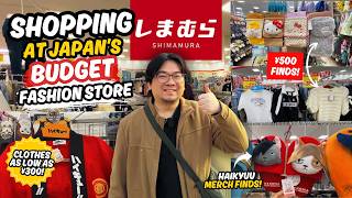 SHOPPING AT JAPAN’S BUDGET FASHION STORE 🇯🇵 SHIMAMURA TOKYO VLOG! Clothes, Haikyuu Merch & More!
