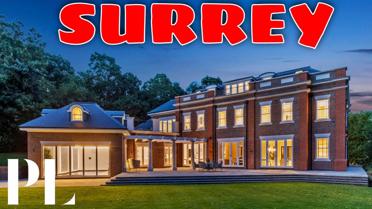 Inside a Luxury 6 Bedroom Mansion with Indoor Pool in Surrey UK