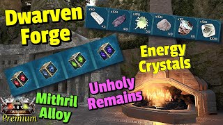 Using the Dwarven Forge - Boss Gems - Svartalfheim Premium - Ark: Survival Ascended