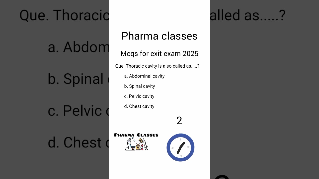 Give answer in 5 sec|exit exam mcqs|mcqs for exit exam|pharma classes by nisha|