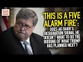 Does AG Barr’s Resignation Signal He Doesn’t Want To Do The Bidding Of What Trump Has Planned Next?