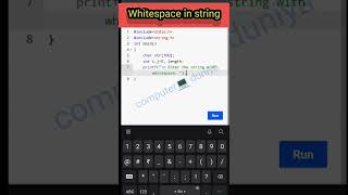 White space remove in program c, c++, java, python๐ฏ#shorts