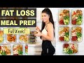 NEW!  SUPER EASY 1 WEEK MEAL PREP FOR WEIGHT LOSS | Healthy Recipes for Fat Loss