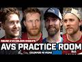 Gabe Landeskog &amp; Avs on OT Goal vs Wild, Round 3 vs Vegas &amp; More After 1st Western Finals Practice