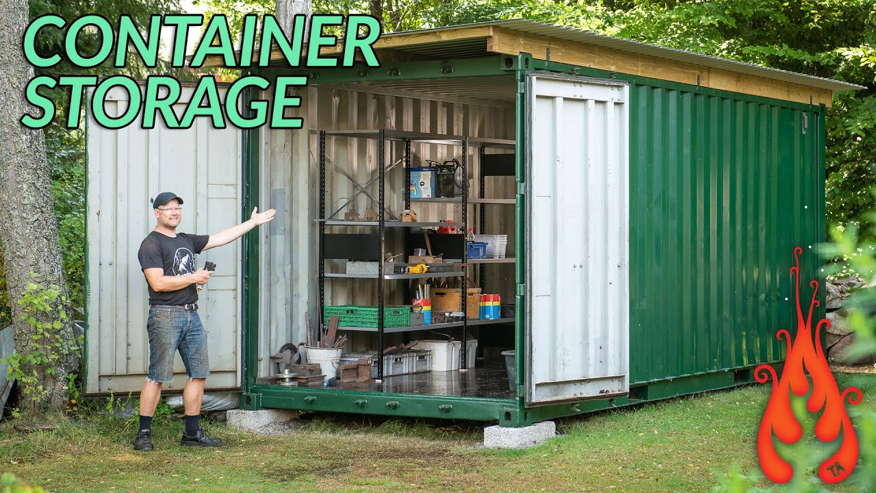 Renovating A Shipping Container For Storage - Youtube