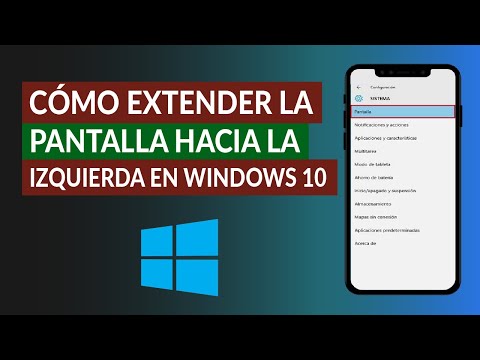 Cómo Mover o Extender la Pantalla Hacia la Izquierda en Windows 10