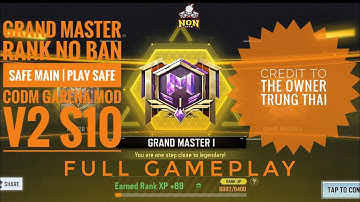 codm 1.6.35 garena mod v2 | Trung Thai mod v2 season10 | Rank grind | safe main | free version