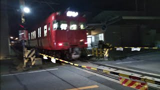 名鉄6000系6021F＋6000系6043F　普通碧南行　北新川駅〜新川町駅間通過