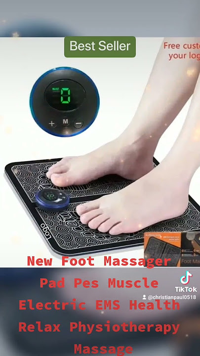 New Foot Massager Pad Pes Muscle Electric EMS Health Relax Physiotherapy Massage