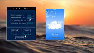 Beautiful Weather App Rainmeter Skin Beautiful Weather App Rainmeter Skin