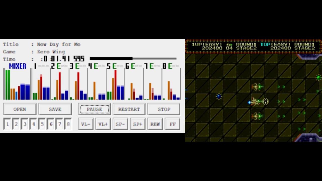 New Day For Me (Stage 2 - Legrous) - Zero Wing | SNES MML Cover