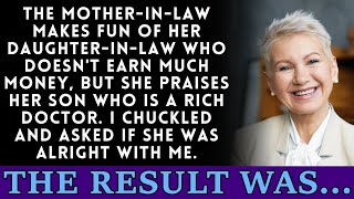 Mother-in-law noticed my salary: "Just $750 monthly?" My wife replied, "That's my husband's, lol!"