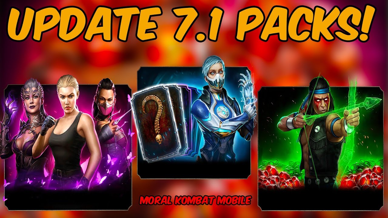 🔥 ALL NEW Upcoming FREE Packs in MK Mobile Update 7.1!