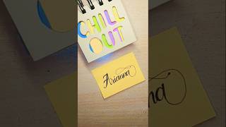 "Arianna" Name in Calligraphhy|| Tutorials#shorts #calligraphy #handwriting#nameart #shortvideo#name
