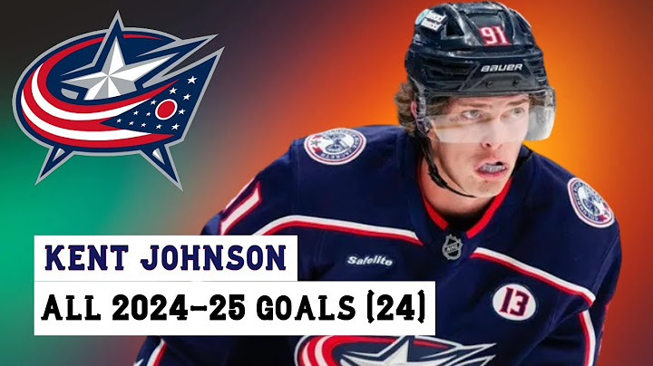 Kent Johnson (#91) All 24 Goals of the 2024-25 NHL Season