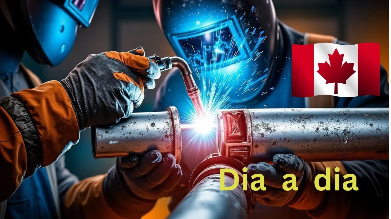 Dia a dia de um soldador no Canada