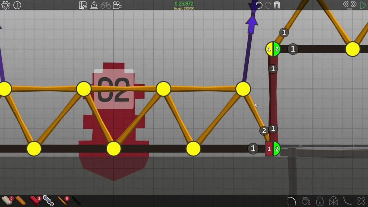 Wir bauen einen Lift! Poly Bridge #32