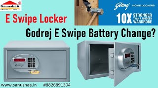 Godrej e Swipe  Locker | How To Open Godrej E Swipe Safe Through Debit /Credit Card | Set Password? screenshot 1