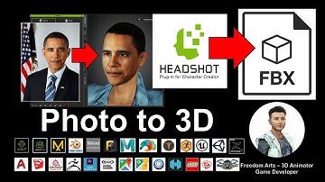 Photo to 3D Avatar - FBX 3D Modeling Tutorial - Headshot