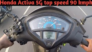 Honda Activa 5G Top Speed Test