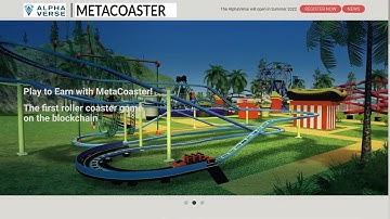 Metacoaster Play-to-Earn Crypto Blockchain NFT Game | New P2E Games