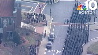 Funeral being held for fallen Uxbridge police officer