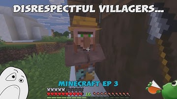 The Pumpkin Quest & Village Disrespect: Ep 3 Minecraft Survival S2