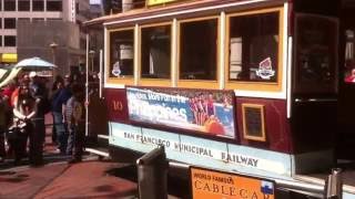 San Francisco Cable Car - Turnaround Point Powell Street