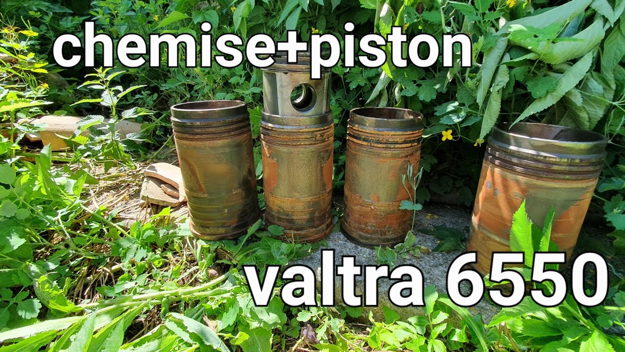 Changement de chemise et piston sur un valtra 6550 !!